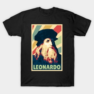 Leonardo Da Vinci Vintage Colors T-Shirt